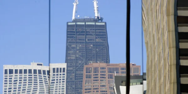 Reflexiones del centro de Chicago — Foto de Stock