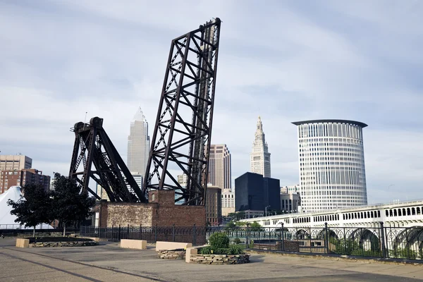 Ponte velha em Cleveland — Fotografia de Stock