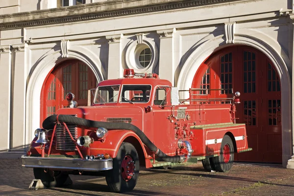 stock image Retro fire car