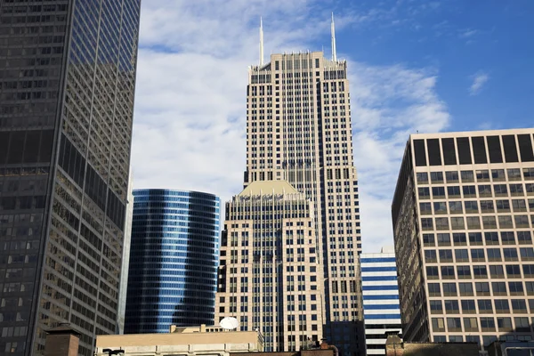 Downtown chicago byggnader — Stockfoto