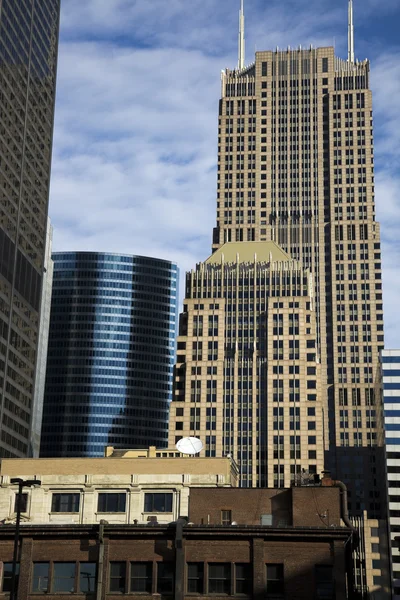 Downtown chicago gebouwen — Stockfoto