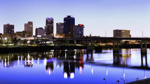 Noite em Little Rock — Fotografia de Stock