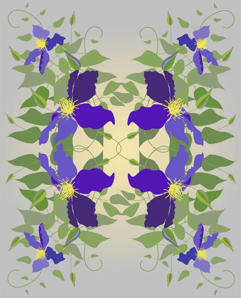 Dekorativní květinový vzor bezešvé. — Stockový vektor