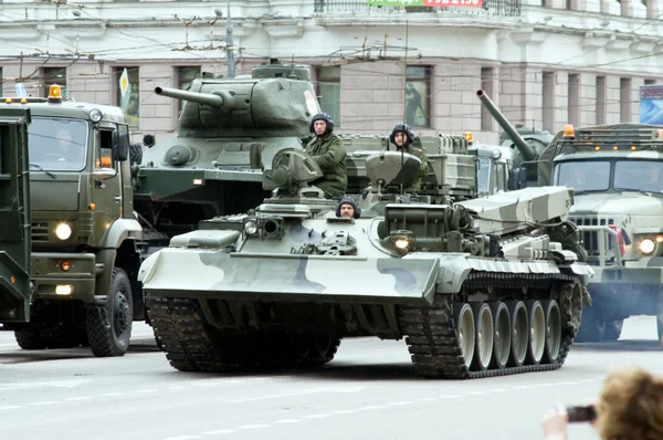 Rehearsal for the Victory Parade — Stock Photo, Image