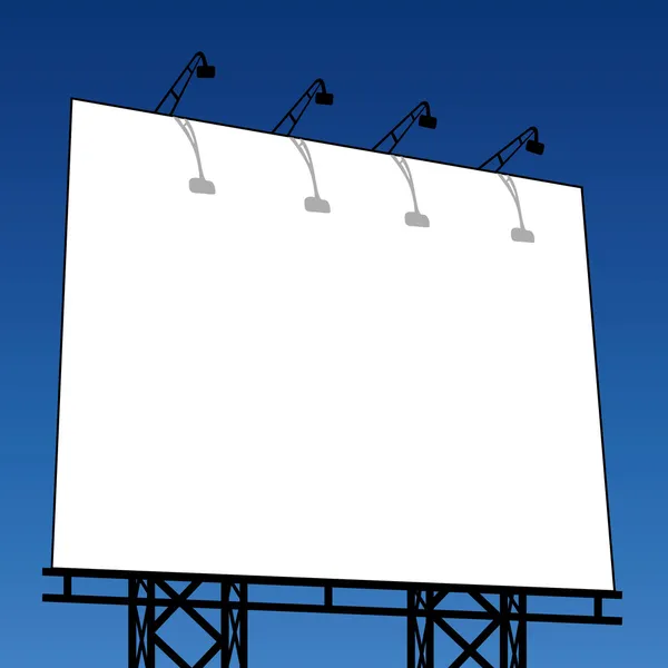 Kültéri billboard — Stock Vector