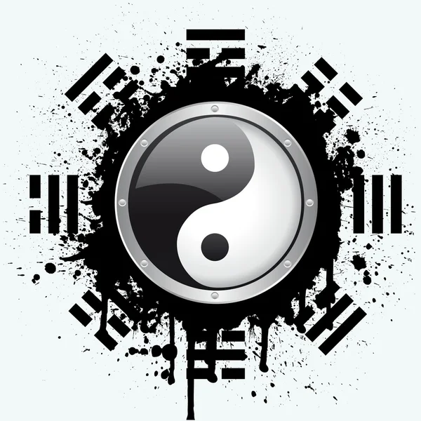 Yin Yang — Stok Vektör