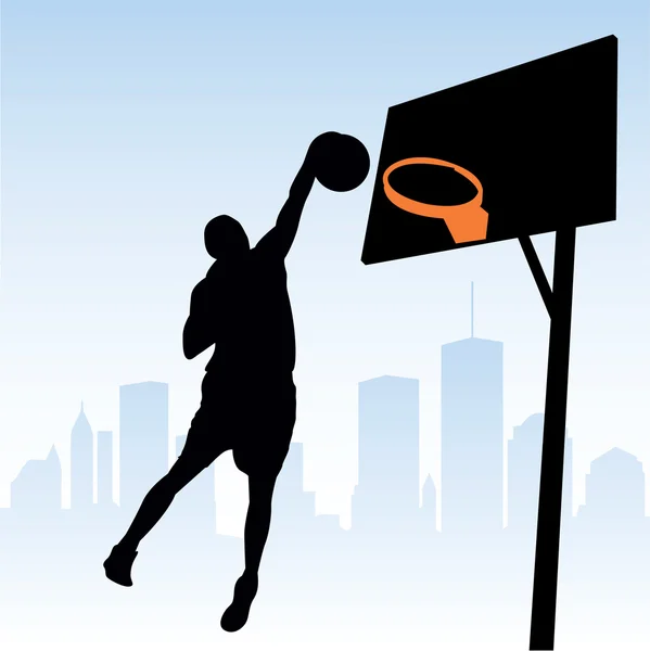 Basketball Player — Stock Vector