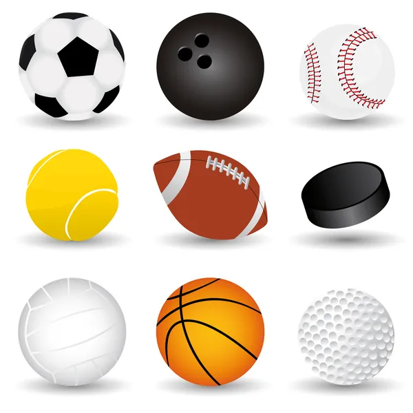 Balles de sport Graphismes Vectoriels