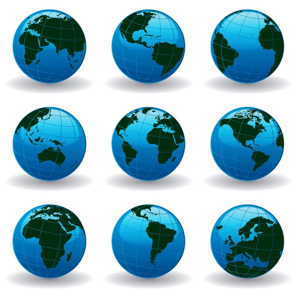 Globes brillants — Image vectorielle