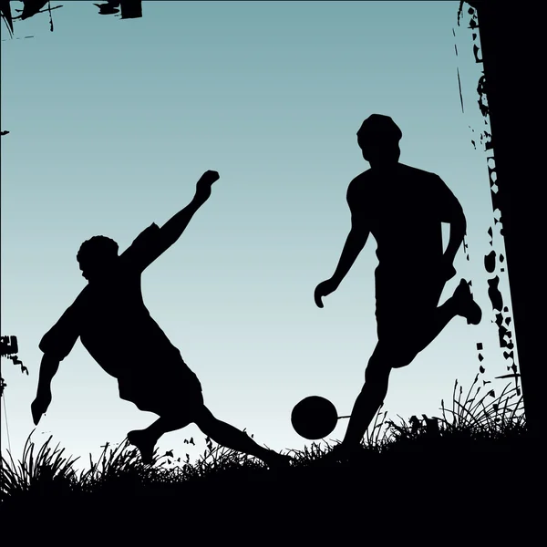 Futbolcular — Stok Vektör