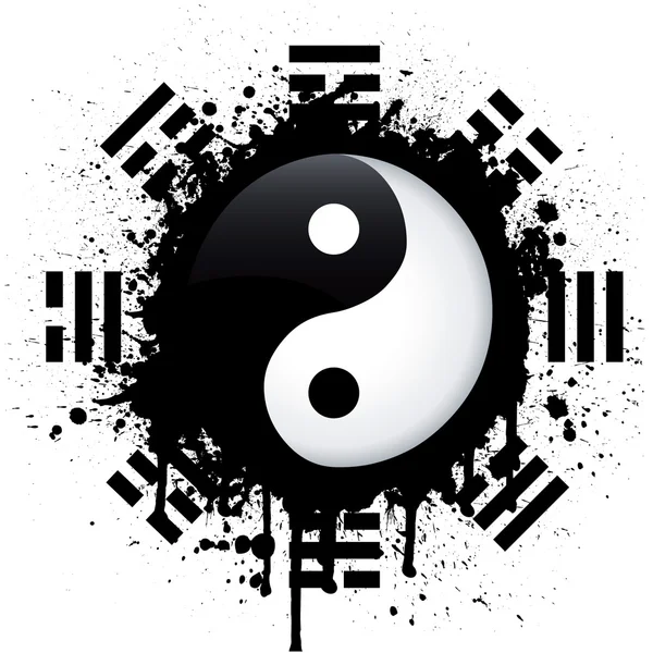 Yin Yang — Stok Vektör