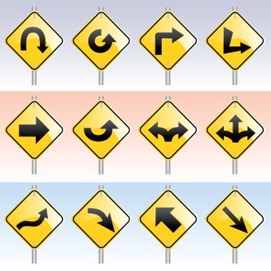 Direction Signs clipart