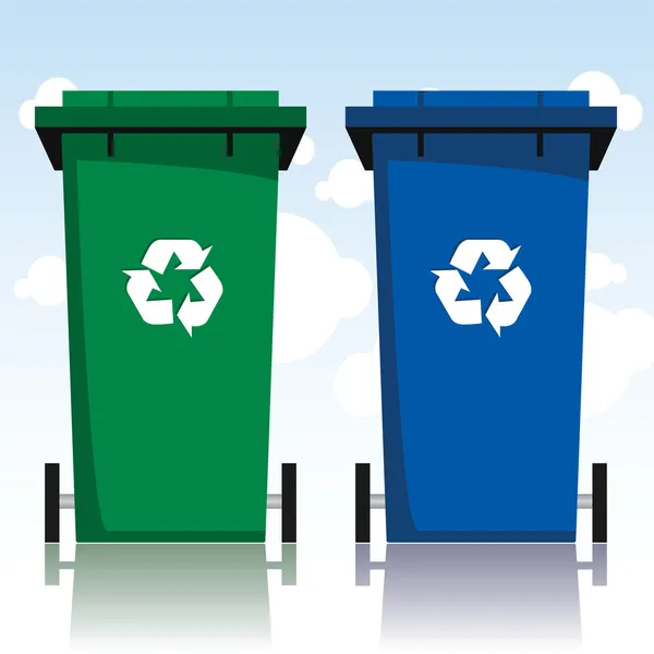 Caixas de reciclagem —  Vetores de Stock