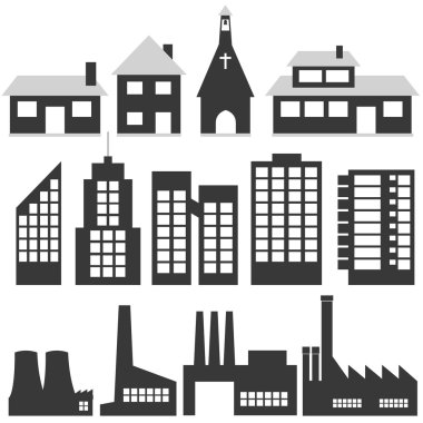 Buildings clipart