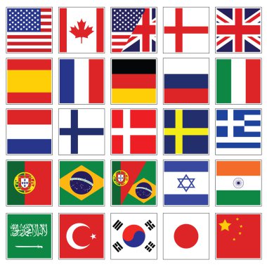 Vector Flags clipart