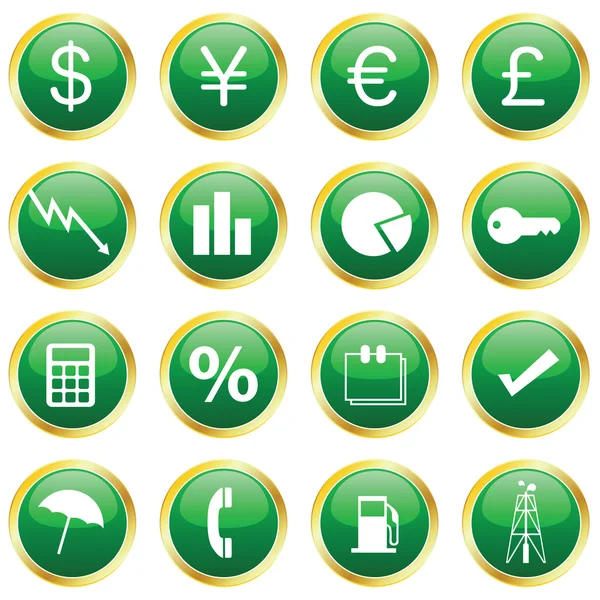 Finance Icons — Stock Vector