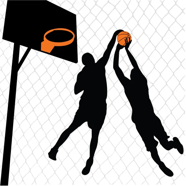 Jogadores de basquete —  Vetores de Stock