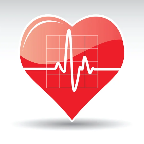 Szív cardiogram — Stock Vector