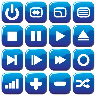 Media Icons clipart