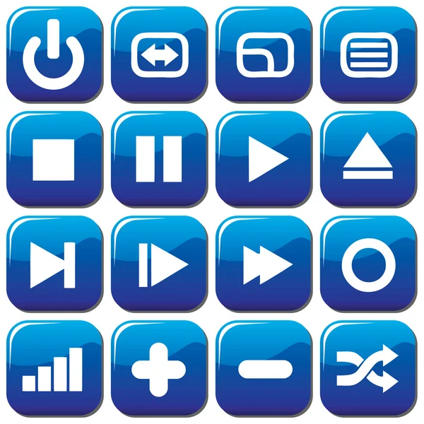 stock vector Media Icons