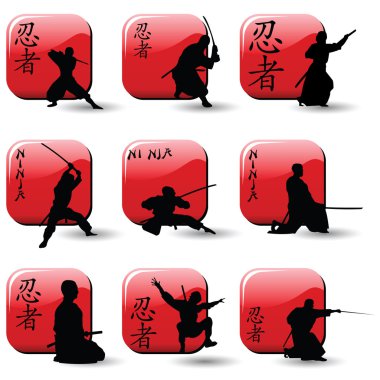 Ninjas clipart