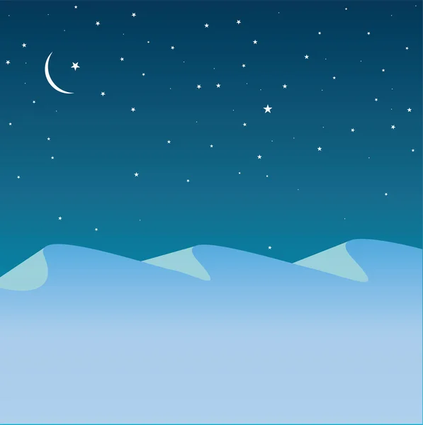 Montagnes arctiques — Image vectorielle
