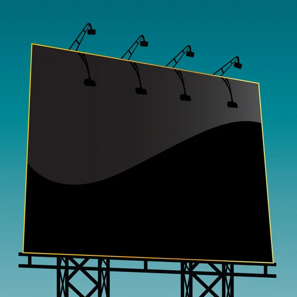 Buiten billboard — Stockvector