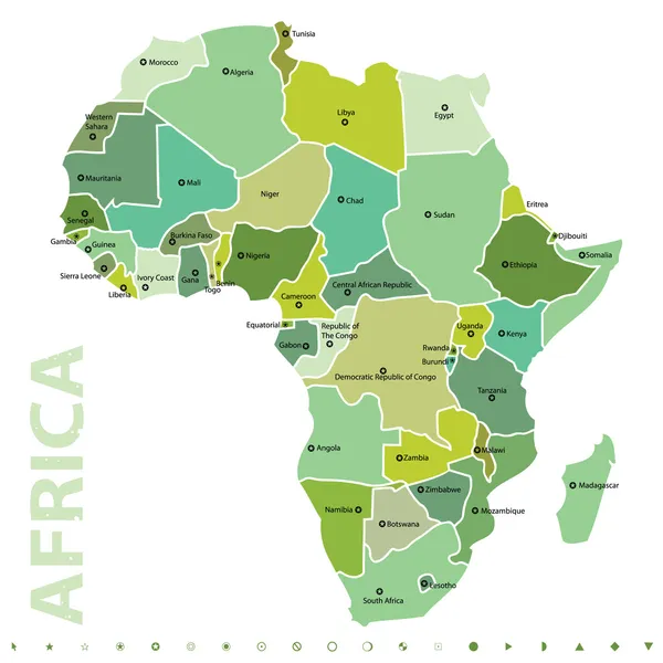 Afryka — Wektor stockowy