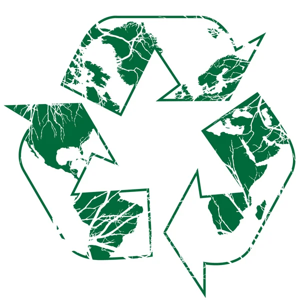 Sinal de reciclagem — Vetor de Stock