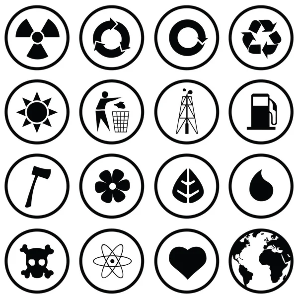 stock vector Environmental Icons