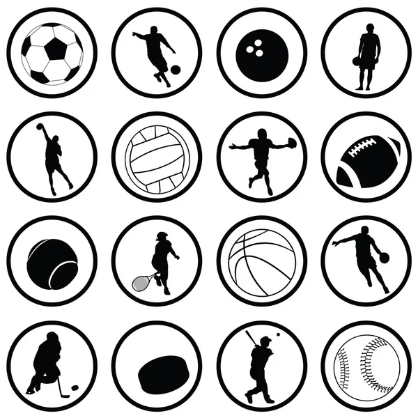 Sport Icons — Stock Vector