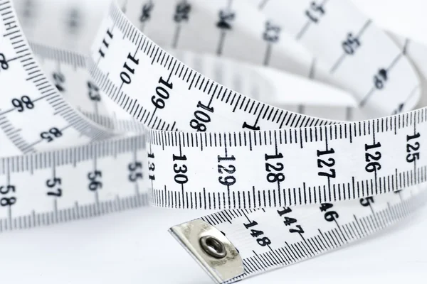 White measurement tape — Stock Photo, Image