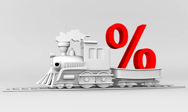 Train discounts — Stock Photo, Image