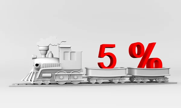 5 % Discount — Stock Photo, Image