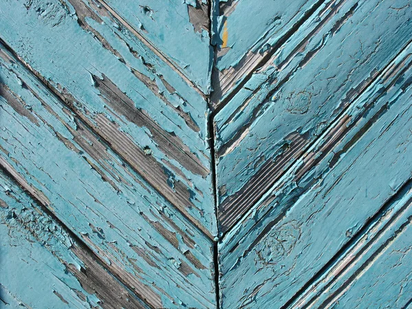 Niebieski ogrodzenia drewniane — Zdjęcie stockowe