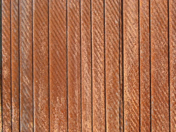 Fondo metálico corrugado oxidado — Foto de Stock