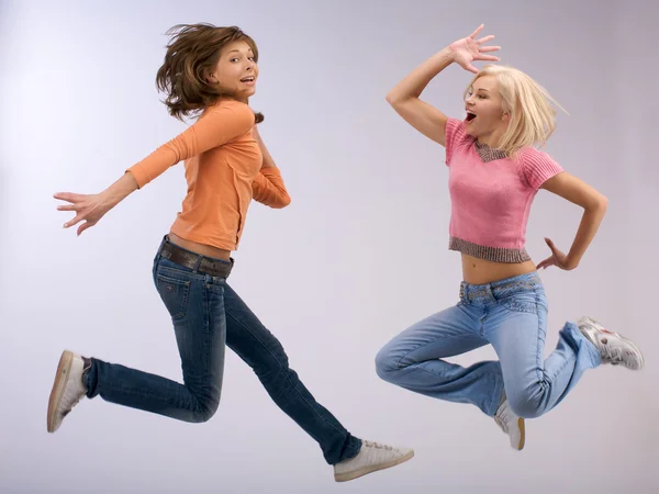Color jumping — Stock Photo, Image