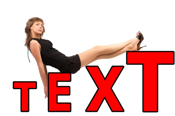 Sexy text — Fotografie, imagine de stoc