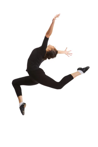 점프 하는 발레리 나 — 스톡 사진