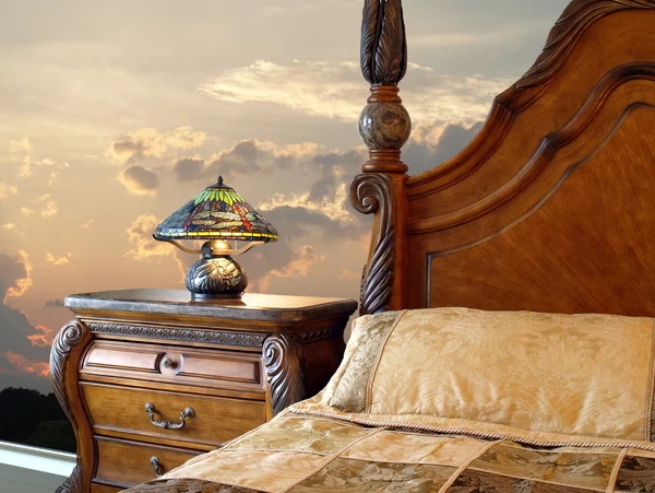 Camera da letto in stile classico — Foto Stock