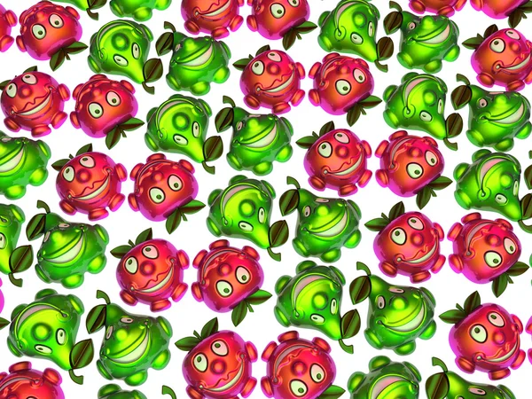 Frutta divertente — Foto Stock