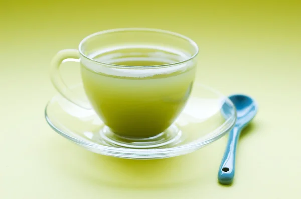 Egy csésze zöld teát. — Stock Fotó