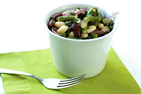 Salad of various beans — Stock Photo, Image