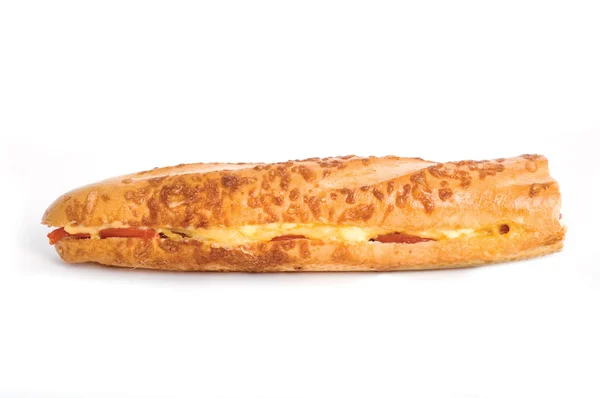 Lungo delizioso panino — Foto Stock
