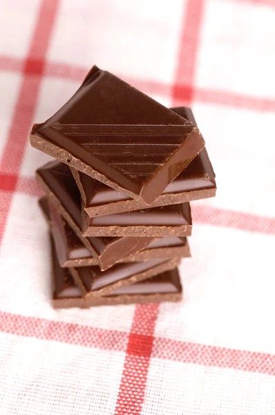 블랙 초콜릿 — 스톡 사진