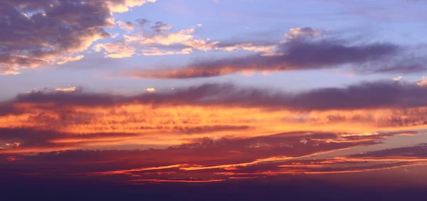 Panorama cielo colorido — Foto de Stock
