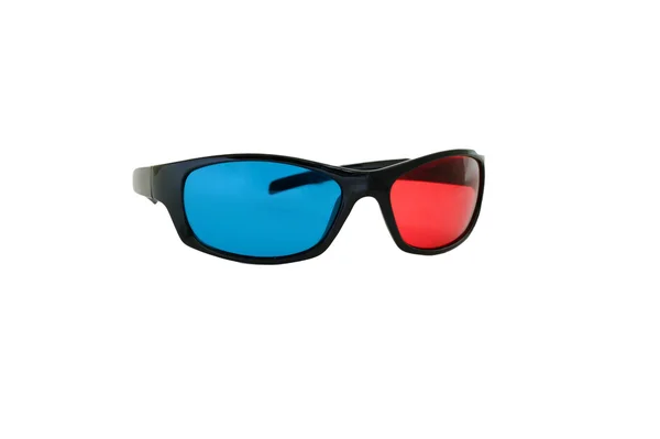 stock image 3-D glasses isolated on white