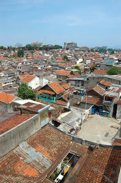 Zona de barrios pobres — Foto de Stock
