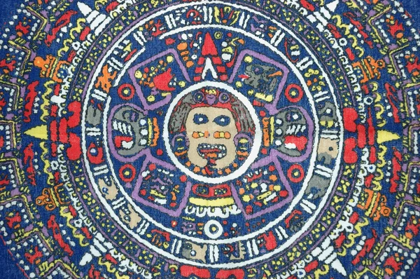 Календарь ацтеков — стоковое фото