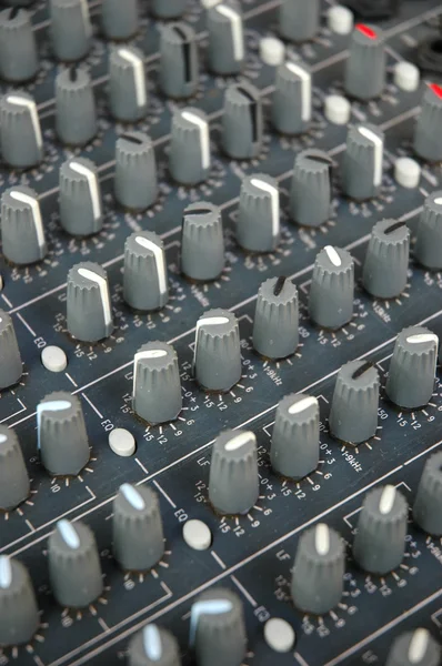 Detail of sound mixer — Stock Photo, Image